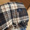 Plaid scarf women's winter new shawl versatile student warm scarf male couple