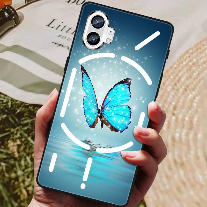 Hülle für Nothing Phone 1 One Phone1 (1) Hülle Schwarz Stoßfest Weiches TPU Schutzhüllen für Nothing Phone 2 two (2) (1) Stoßstange