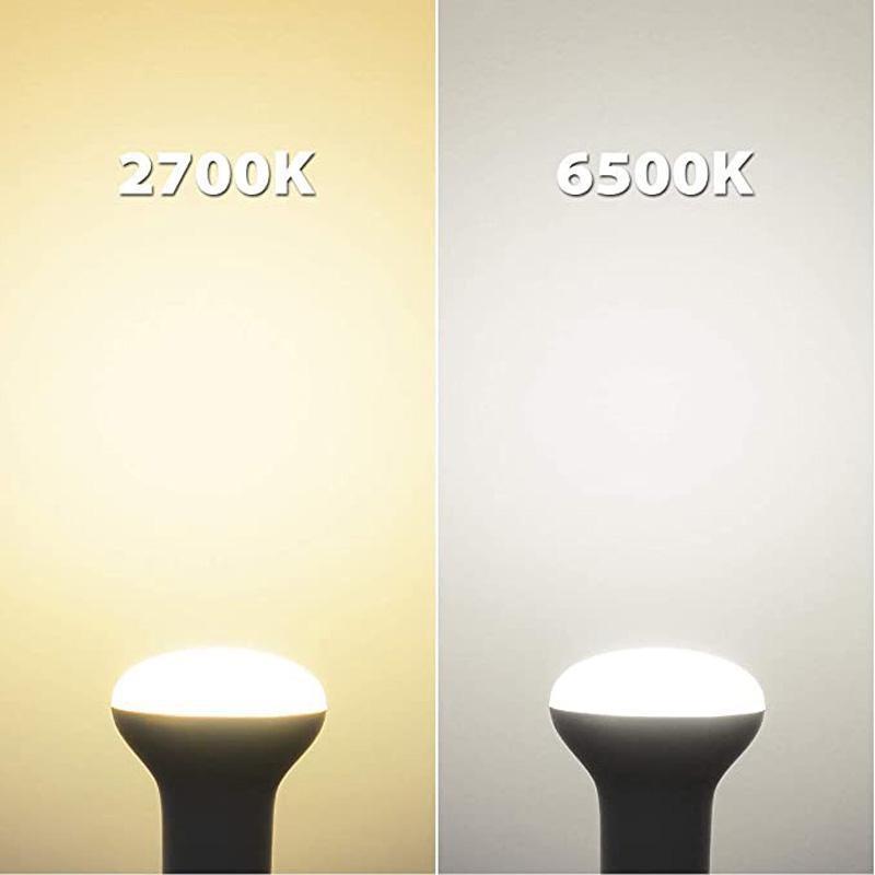 6pcs R50 E14 LED Spotlight Bulbs 9W AC 85-220V No Flicker Umbrella Reflector Lamp for Indoor Home Ceiling Decoration