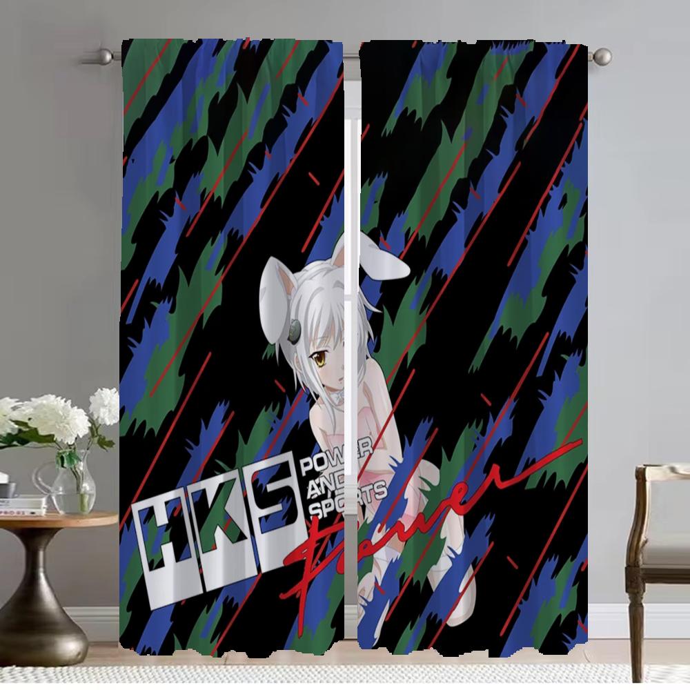 Partition HKS Heminredningsgardiner för Kamerafönstergardin för Rum 2 Paneler Halloweendekoration Rullgardiner Vardagsrum Kök Barn