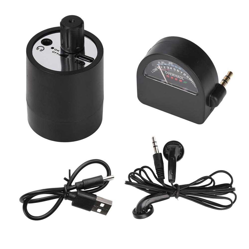 

Water Leak Detector Multi-functional Sound Collector Suitable For Leak Detection Of Various Construction Pipe чорний