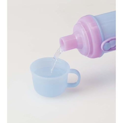 Skater Children's Plastic Water Bottle with Cup, Disney Frozen Design, 480ml, Girls, PSB5KD