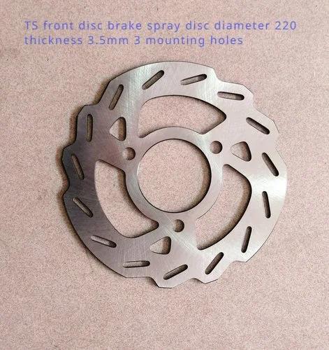 For Super SOCO CU Front and Rear Brake Discs TS Original Perforated Brake Discs Front and Rear Universal Round Perforated Discs