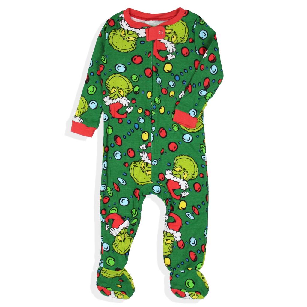 Christmas Print Cute Family Set Pajamas, Home Clothes, Family Set Long Sleeve Top Pants Set