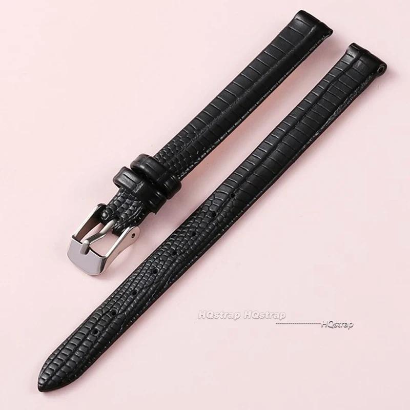 8mm 10mm 12mm 14mm 16mm Weiches Leder Uhrenarmbänder Schlankes Lederarmband Damen Mode-Uhrenarmband Armbanduhren Ultradünnes Armband