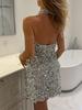 Rochie lungă bodycon elegantă cu paiete, europeană și americană - Colecția de modă Toamnă/Iarnă 2025 pentru femei