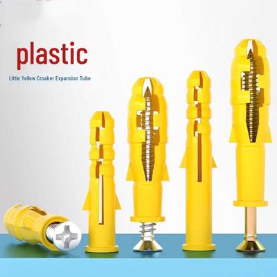ZH902 Galvanized Yellow Fish Expansion Tube Anchor with Screws