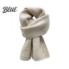 Cold Weather Scarf Neck Wrap Warm Women Color Thickened Knitting Solid Soft Thermal Casual Outfit
