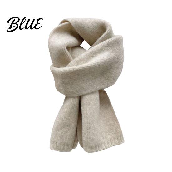 Cold Weather Scarf Neck Wrap Warm Women Color Thickened Knitting Solid Soft Thermal Casual Outfit