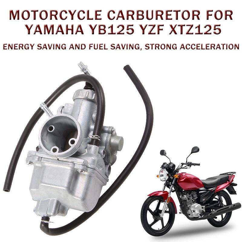 Motorcycle Carburetor for YAMAHA YBR125 YBR 125 125CC Engine Fuel System Moto Replcament Accessories, Euro II