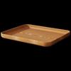 ZISIZ Wood Grain Rectangular Serving Tray