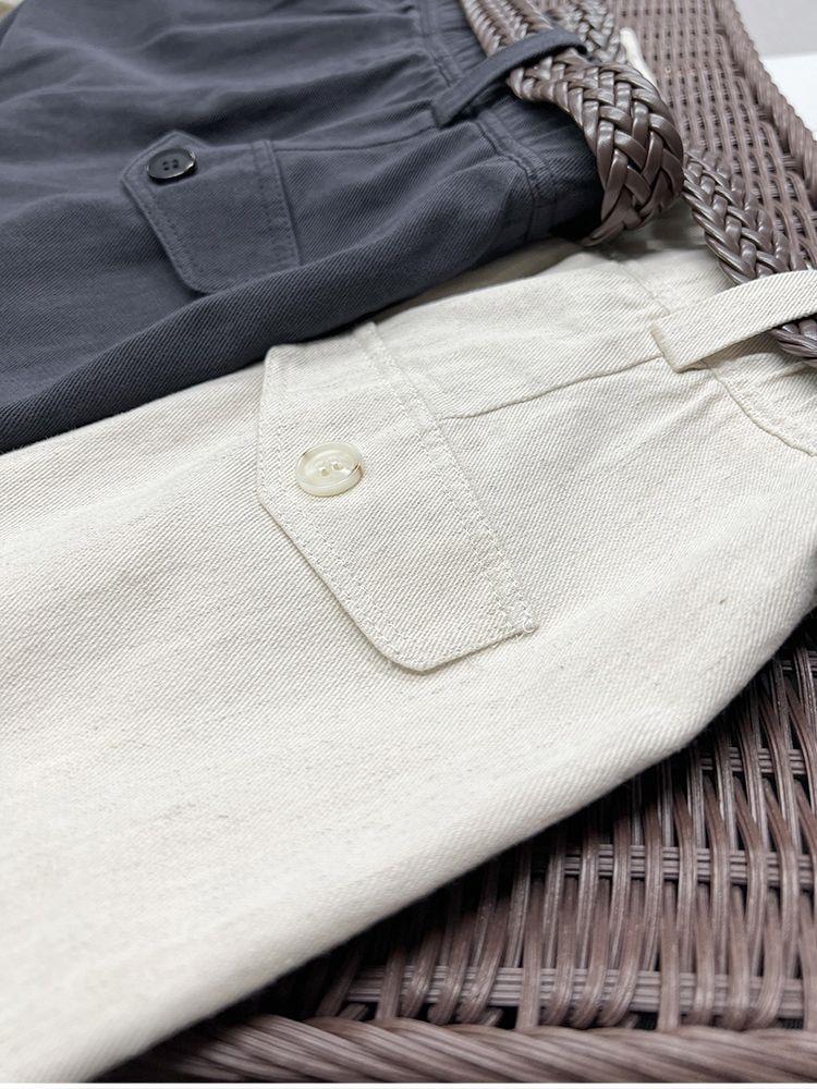 Chic Retro Wide-Leg Pants for Women - Summer Plus Size Cotton Linen, Slimming & Flaw Concealing, Solid Color.