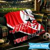 Custom Personalized Blanket F1 Team Soft Throw Blanket, Suitable for Family and Friends, Sofa Blanket,Home Decor Christmas gift
