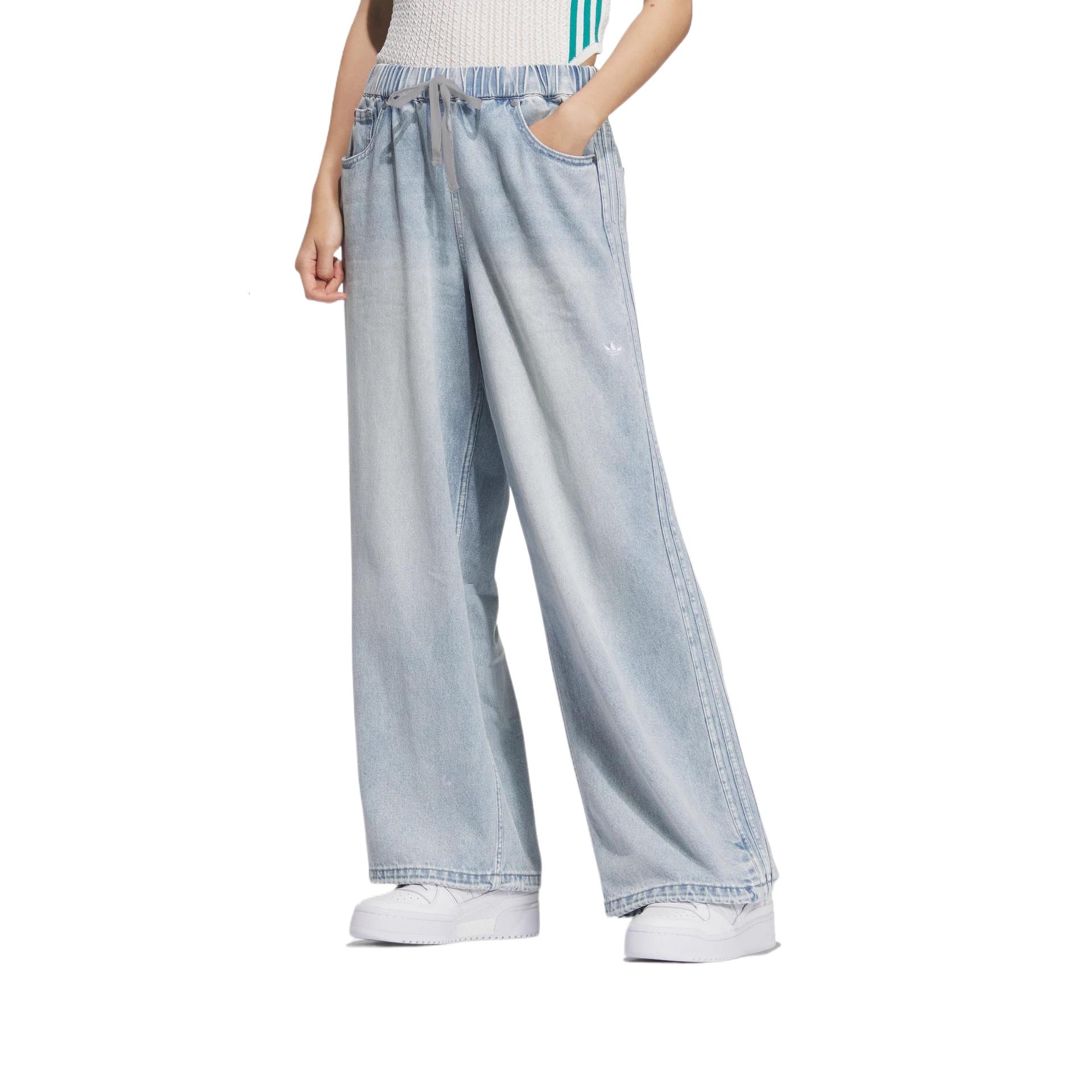 

Adidas Оригинальные Классические Спортивные Серии Модные Универсальные Джинсы Женские Джинсы KC5873 XL