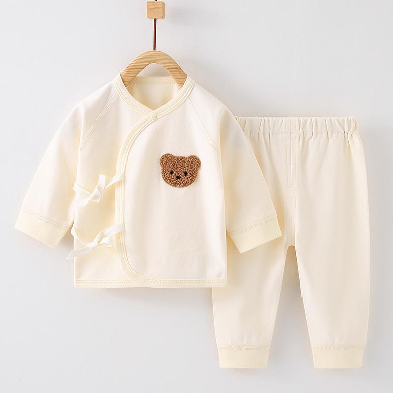 

Комплект піжами з чистої бавовни для новонароджених на осінь та зиму (0-3 міс) 52 yards