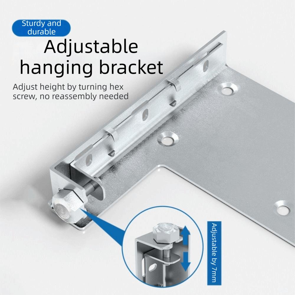 Exposed Mounting Cabinet Support Rack Heavy Duty Wall Connectors Hardware  Wardrobes Installation
