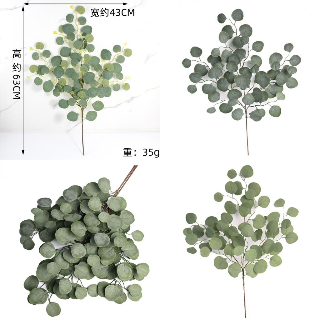 Artificial Eucalyptus Flower Arrangement Decor With Painted Leaves For Home And Event Use