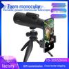 Ultra HD Global Eagle 10-30x50 Zoom Monocular Telescope with Low Light Night Vision for Outdoors