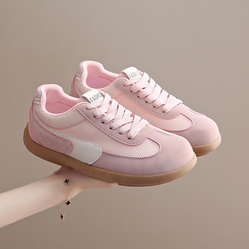 Women's Shoes Fashion Trend College Style Wide Toe Soft Comfortable Flat Casual Shoes Outdoor Casual Sports Shoes Women Sneaker
