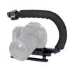 Portable U-Grip Holder with Cold Shoe Mount and Anti-Skid Design Camera Holder for Steadier Shots and Smooth Movements