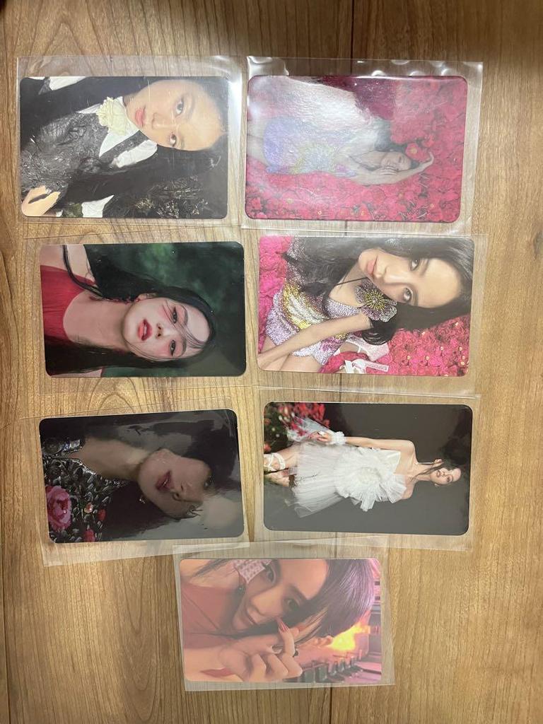 [USED] Blackpink jisoo ME album trading cards 7