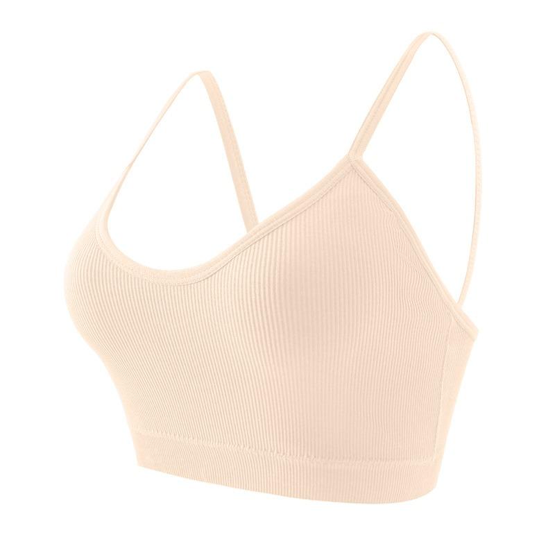 Plus Size Outerwear Integrated Camisole Sports Bra For Women Yoga Fitness