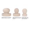 15pcs Wood Stamps Pinewood Wooden Stamp Handle Smoothing Surface Comfortable Grip Stamp Handle Wood Knobs Embossing Stamper