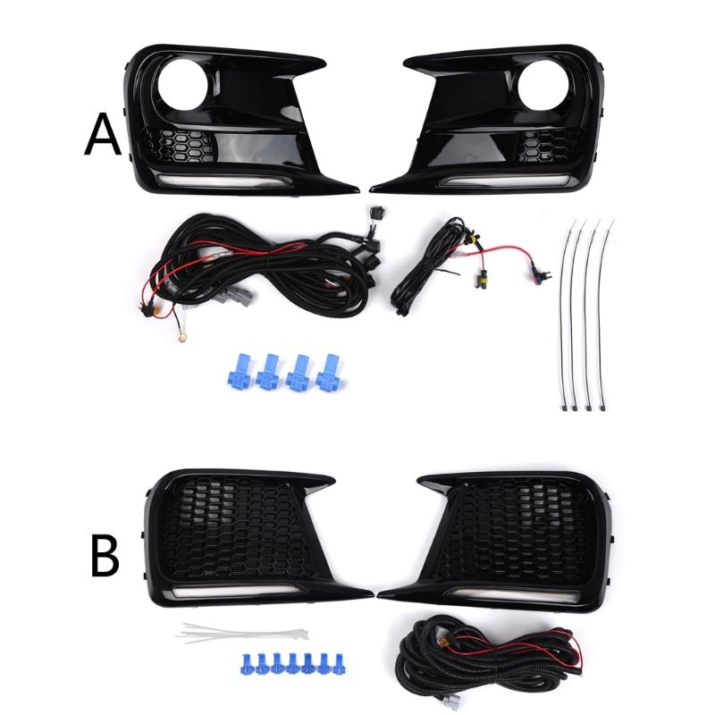 Daytime Running Light Fog Lamp Bezels for STI 18-21 Replace 57731VA390