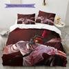Chainsaw Man  Pattern Bedding Quilt Set  Home Decoration  Gift (1 * Duvet Cover + 2 * Pillowcase  Without Core)