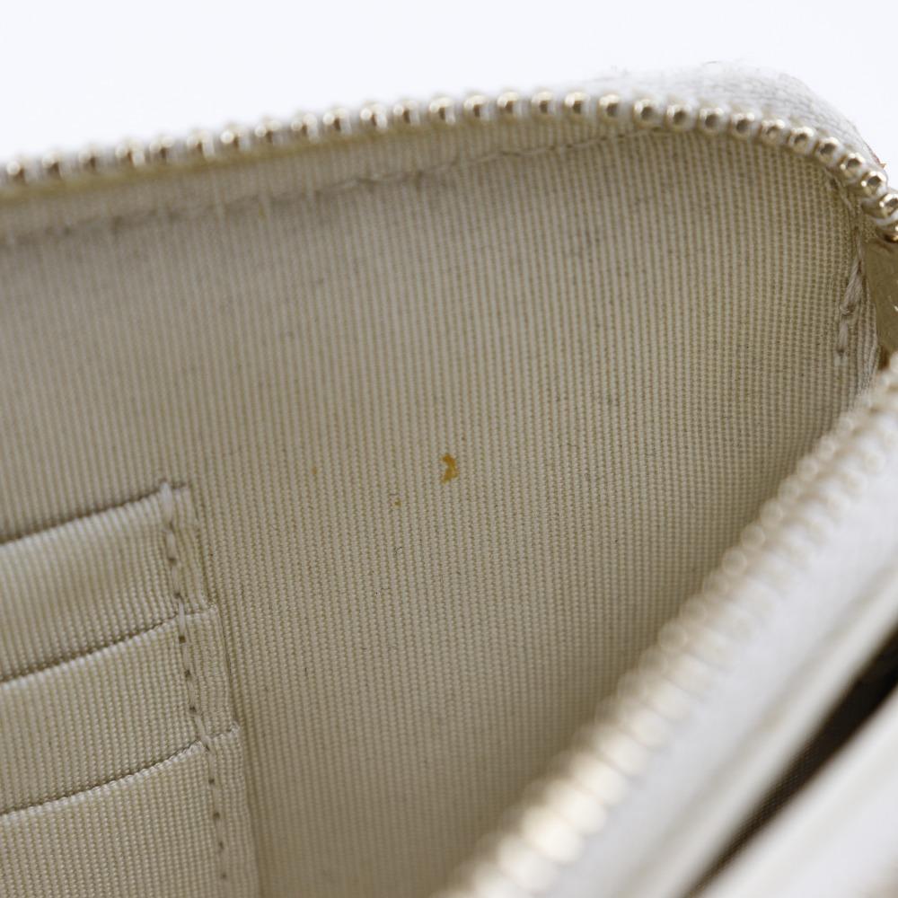 Chanel Deauville ChainShoulder Shoulder Bag A84415 2-way Clutch White Tweed Women Used