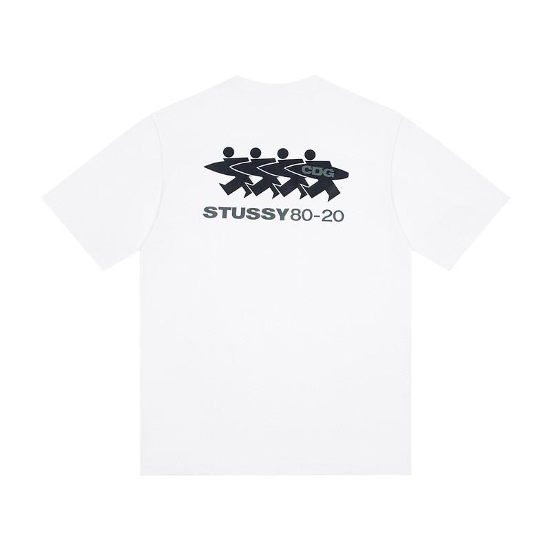 Camiseta de Algodón Unisex de Corte Holgado con Estampado de Letras Camiseta Casual de Manga Corta para Adolescentes y Adultos