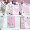 10Pcs Cute Korean Kpop Photocard Holder 3-inch Photocard Back Card Foldable Card Holder Decor Paper Board DIY Packing Material