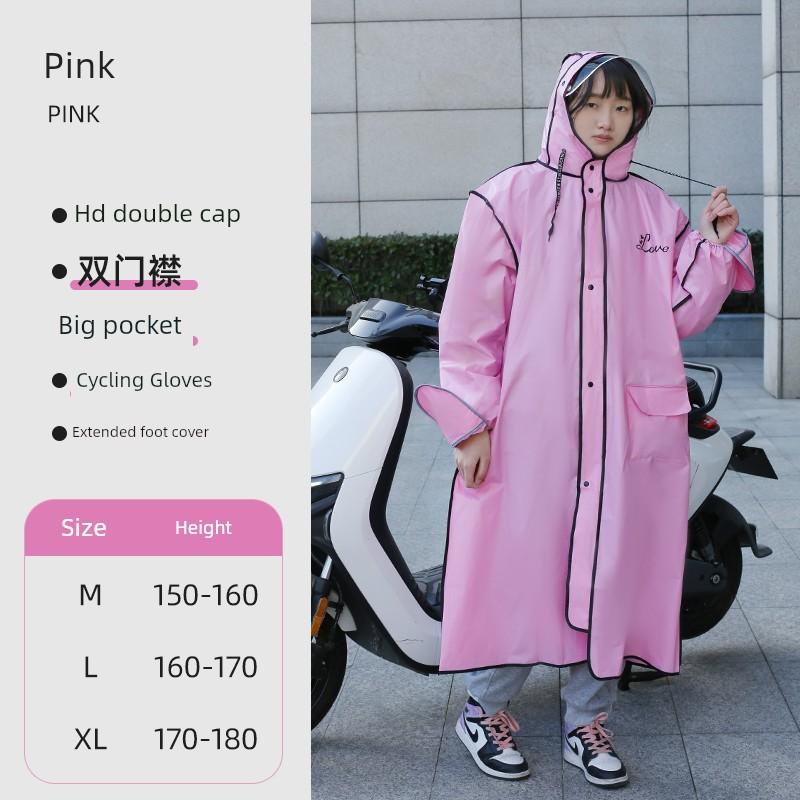 Raincoat Electric Car Women's Suit Motorcycle Adult Single Outdoor One-Piece Outwear Full Body Rainproof Poncho