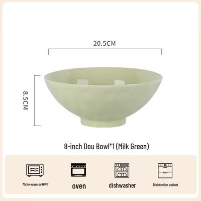 ZISIZ Cream Style Conical Noodle Bowl
