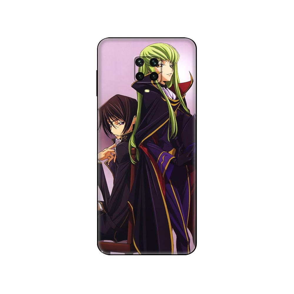 Black Tpu Case For Xiaomi Redmi 7A 8 8A 9 9A 9C Case Redmi Note 8T 8 Pro T Note 9 9S 9 Pro Case Japanese Anime Code Geass