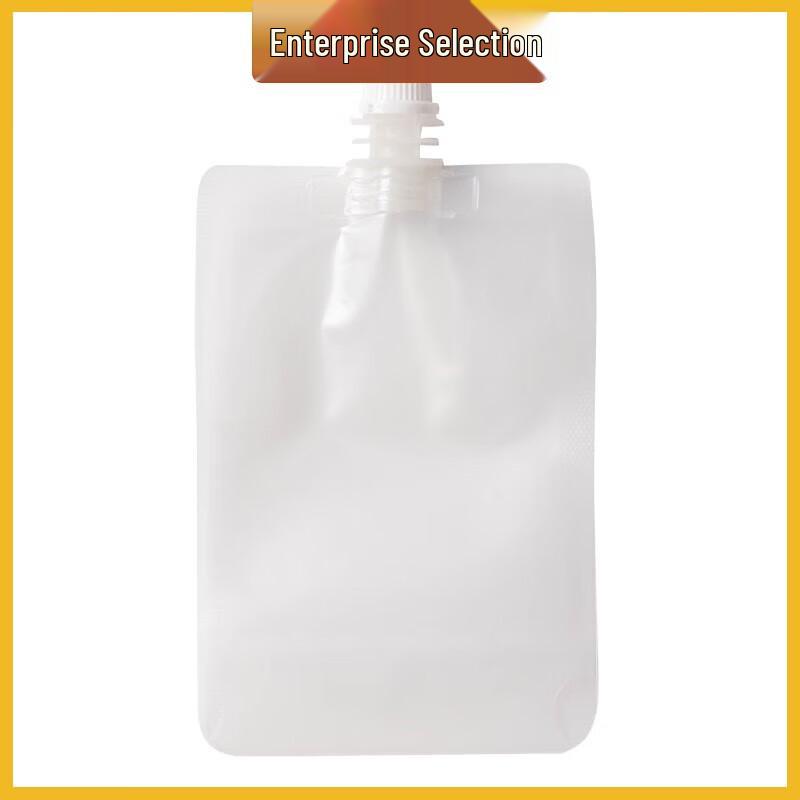 Disposable Transparent Spout Pouches (300ml, 50-Pack)