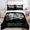 Marilyn Monroe Duvet Cover Soft Bedding Set with Pillowcases for Teens Single Double Queen King Size