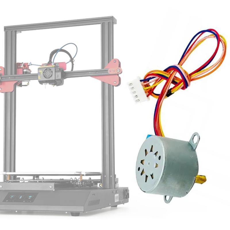 5V 12V 5 Phase Steppers Motor with 5.625X1/64 Reduction Ratio for Enhances Control In 3D Printing Accessories
