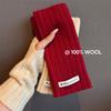 Woolen Knitted Short Gloves Are Versatile for Autumn and Winter. Korean Style Half Finger Woolen Wrist Guards and Hot Girl Sleeves for Women