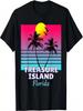 Treasure Island Florida Retro Tshirt T-Shirt
