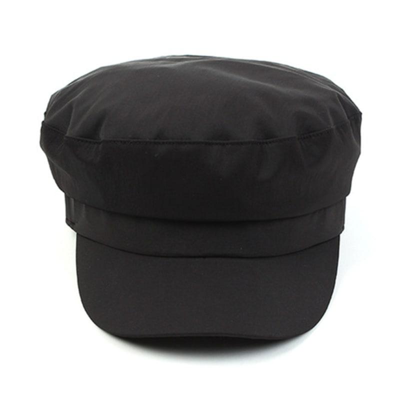 Universal Chemistry Cool Shiny Black Marine Cap Shiny Military Cap
