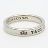 TIFFANY&Co. Ring 1837 Schmal EU#58.5 Silber925 4.5g Silber Klassisch