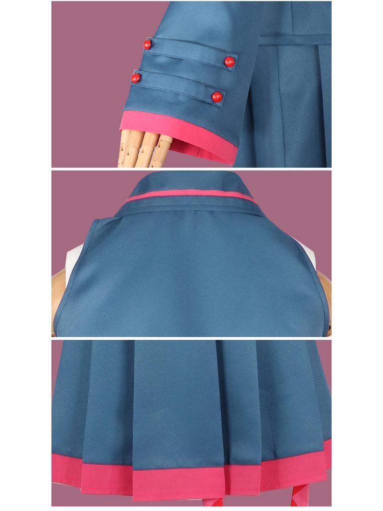 First Cause Blue Uniform Cosplay Set for Women - Heavy Tone Anime Game Costume