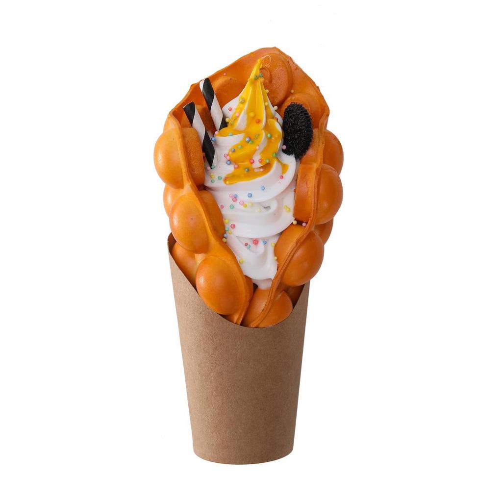 Eierwaffel Eis Dessert Display Dekoration für Nachtmarktstände und Schaufenster