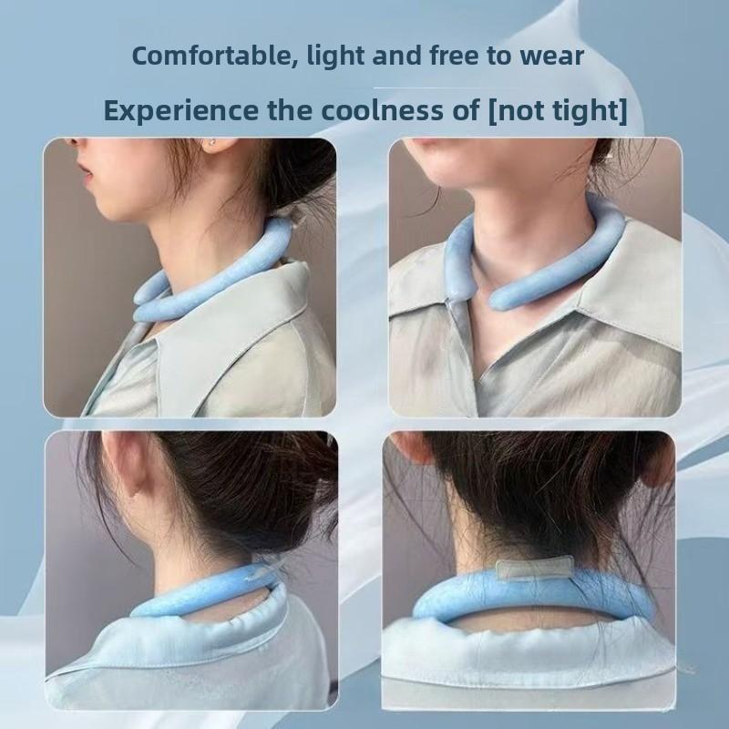 Portable Neck Cooler with PCM Technology – Reusable Gel Ice Scarf for Outdoor & Sports Heat Relief