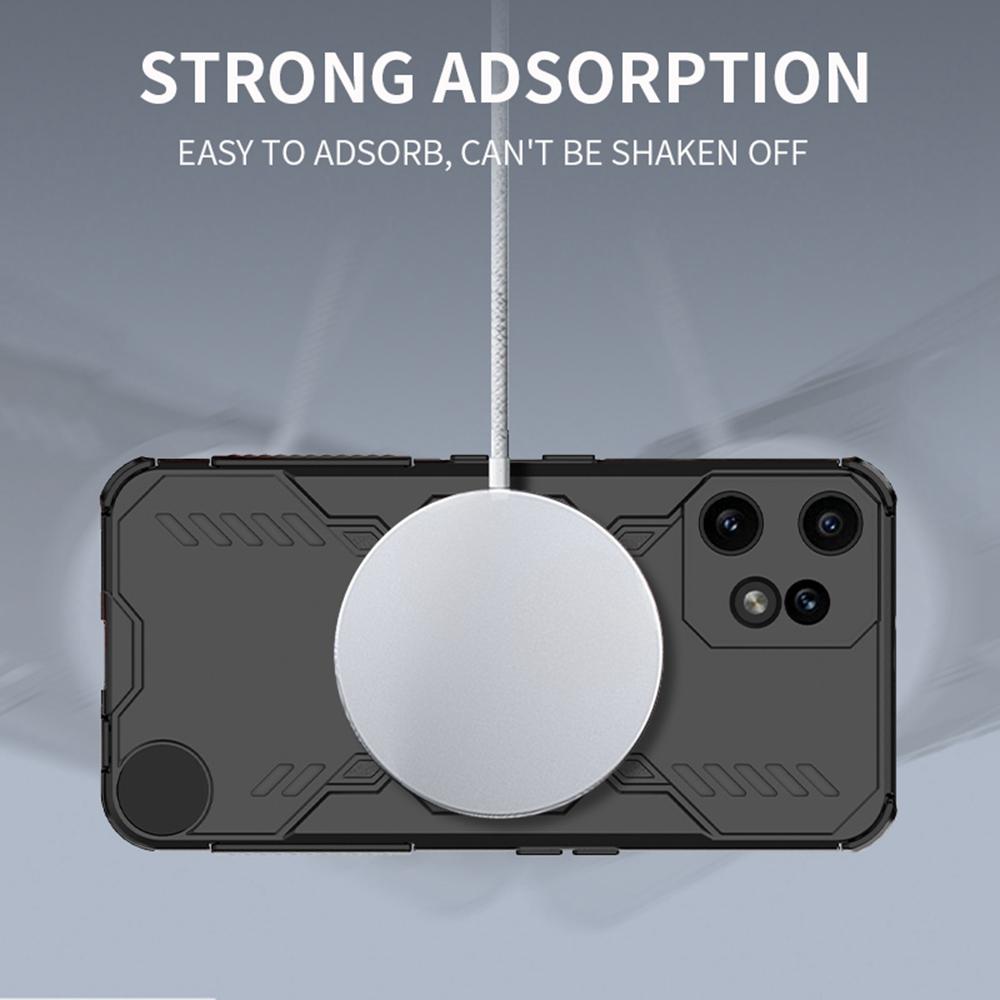 For Nothing CMF Phone 2 Pro Magnetic Case Butterfly Armor Hollow Heat Dissipation PC+TPU Phone Cover