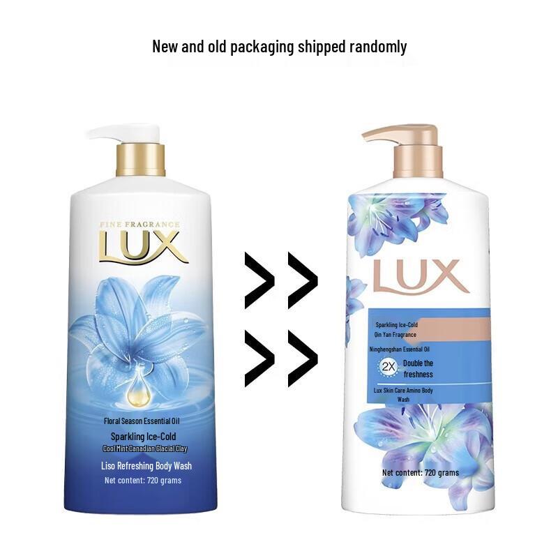 Lux Shimmering Ice Cool Refreshing Shower Gel