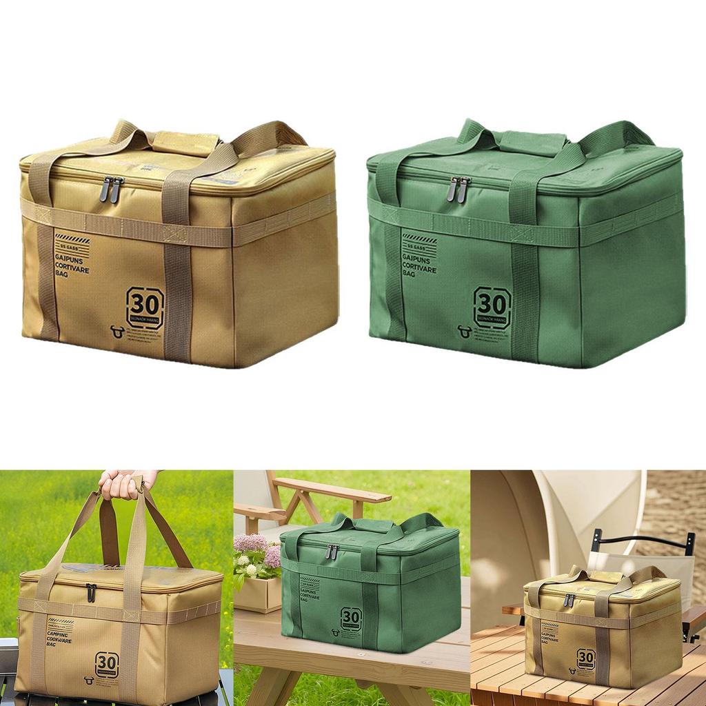 Camping Storage Bag Easy to Carry Travel Handbag Carrying Bag Trunk Organizer for Trekking Picnic Survival Backpacking Outdoor