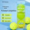 Professional Pickleball Racket and 40-Hole Ball Set for Indoor/Outdoor Training and Competition