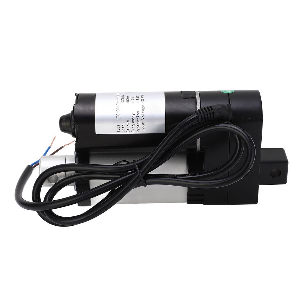 Elektrisk motoraktuator 3000N Linjär rörelseaktuator för lyftsystem 50 mm slaglängd IP54-skydd 24V